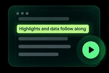 Highlight and follow along